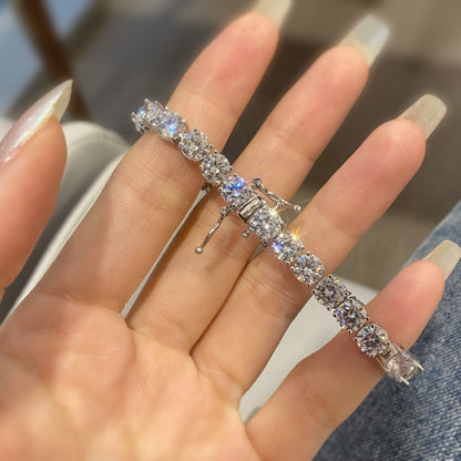 [Lora-Jewelry] Bracelet de mariage éblouissant taille ronde de 0,75 carat