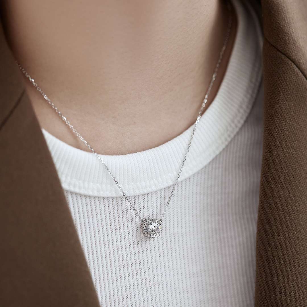 [Lora-Jewelry] Collier luxueux à taille ronde