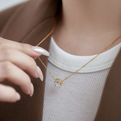 [Lora-Jewelry] Collier luxueux à taille ronde