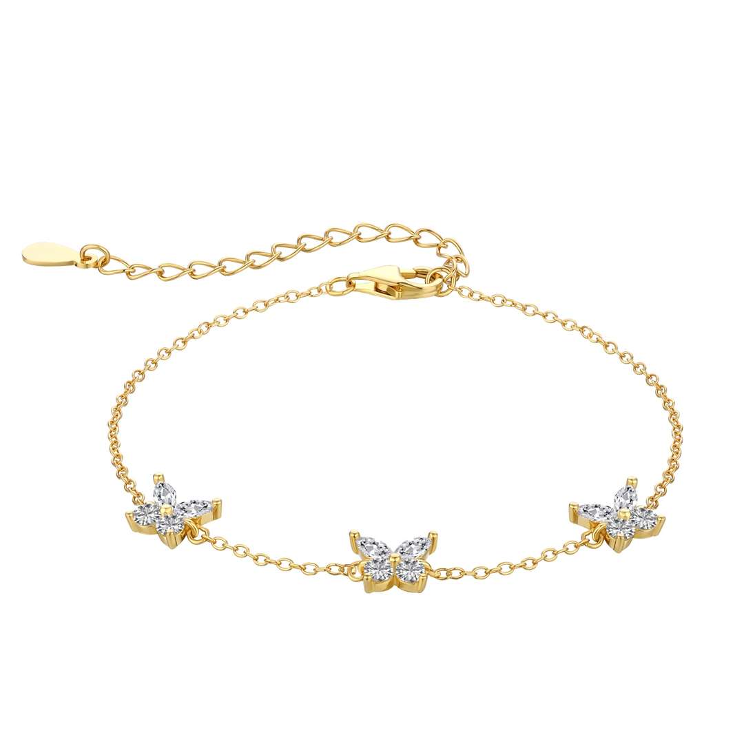 [Lora-Jewelry] Collier en forme de papillon rayonnant
