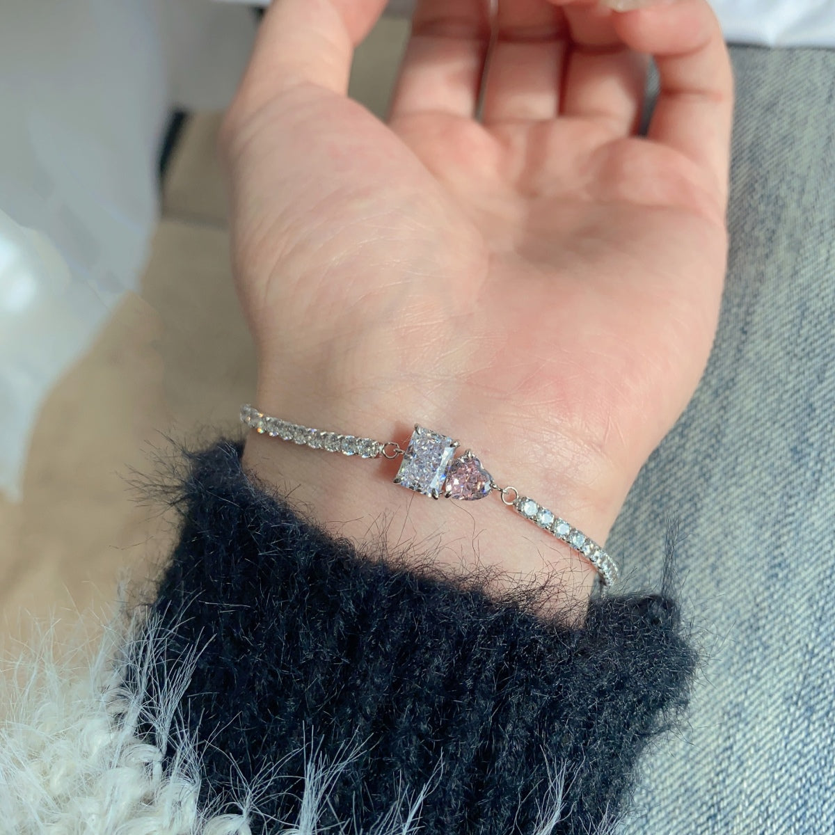 [Lora-Jewelry] Bracelet d'amoureux multi-formes unique et éblouissant