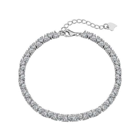 [Lora-Jewelry] Bracelet romantique éblouissant en forme de cœur pour amoureux