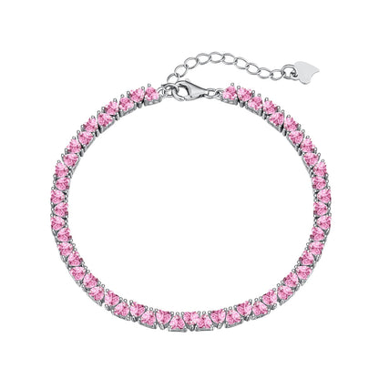 [Lora-Jewelry] Bracelet romantique éblouissant en forme de cœur pour amoureux