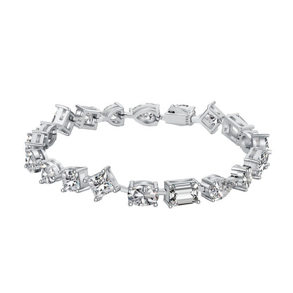 [Lora-Jewelry]ユニークで美しいマルチカットのデイリーブレスレット