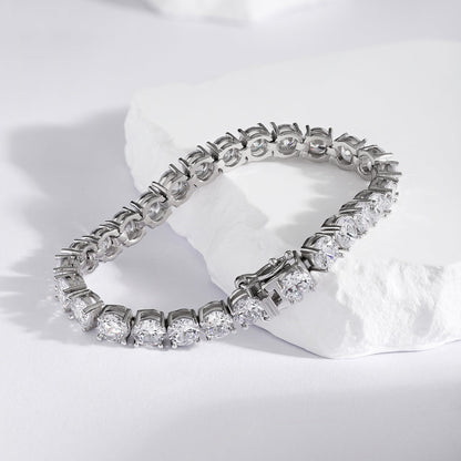 [Lora-Jewelry] Bracelet de mariage éblouissant taille ronde de 0,75 carat
