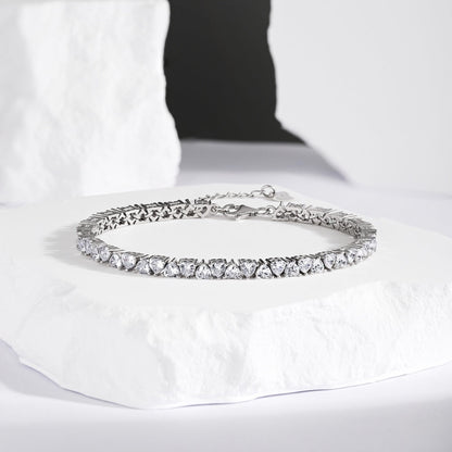 [Lora-Jewelry] Bracelet romantique éblouissant en forme de cœur pour amoureux