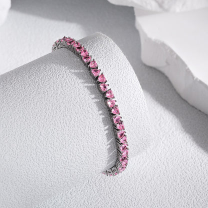 [Lora-Jewelry] Bracelet romantique éblouissant en forme de cœur pour amoureux