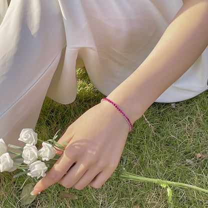 [Lora-Jewelry] Bracelet de fête rond coloré et éclatant