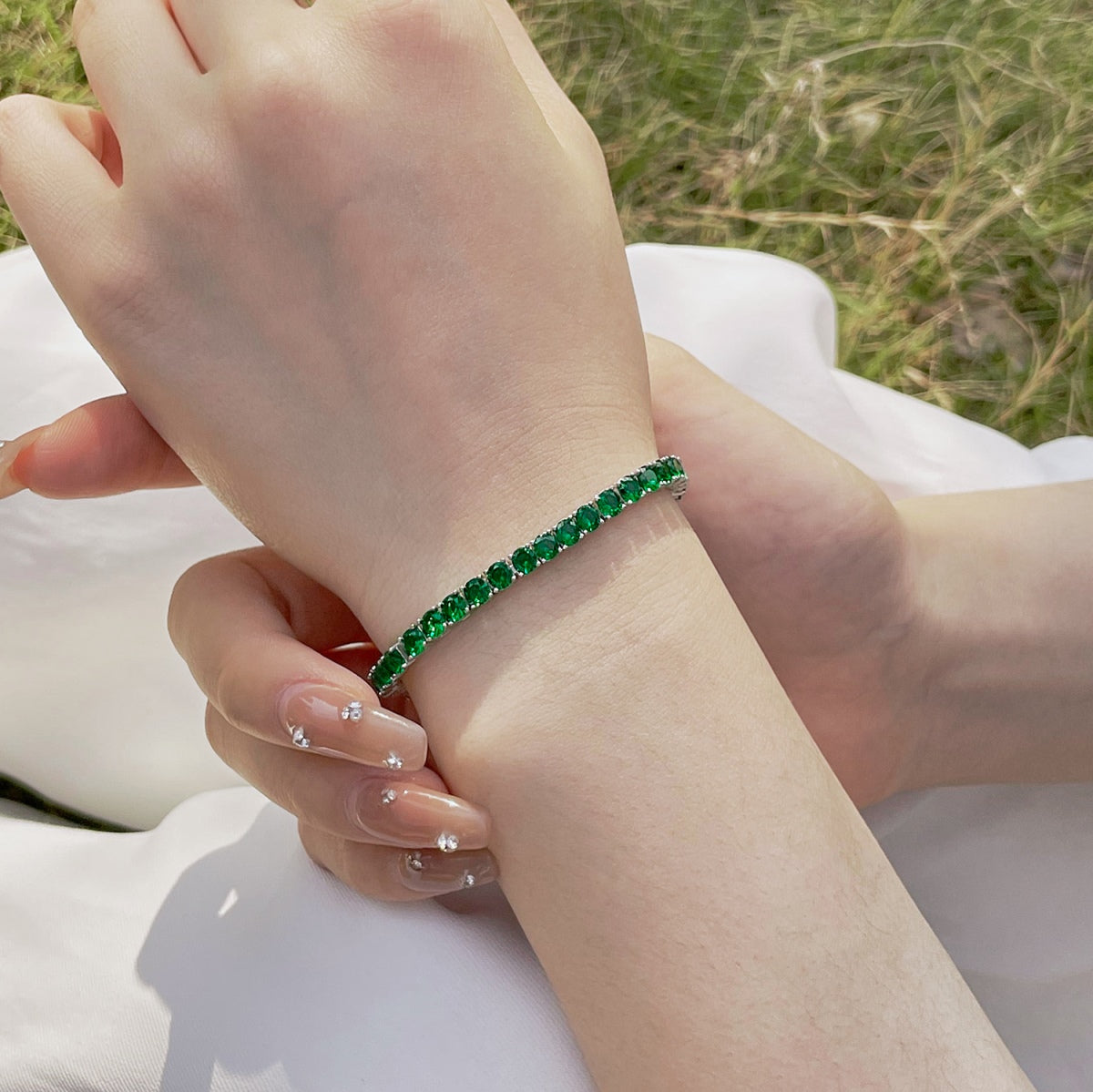 [Lora-Jewelry] Bracelet de fête rond coloré et éclatant