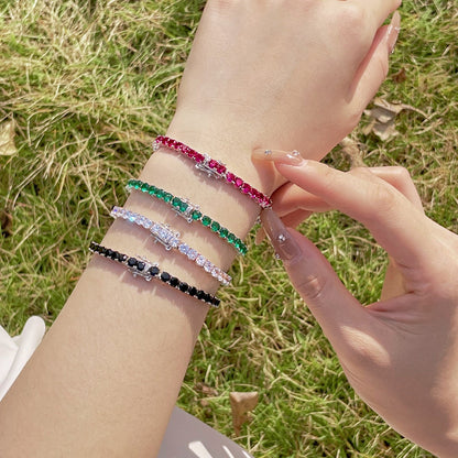 [Lora-Jewelry] Bracelet de fête rond coloré et éclatant