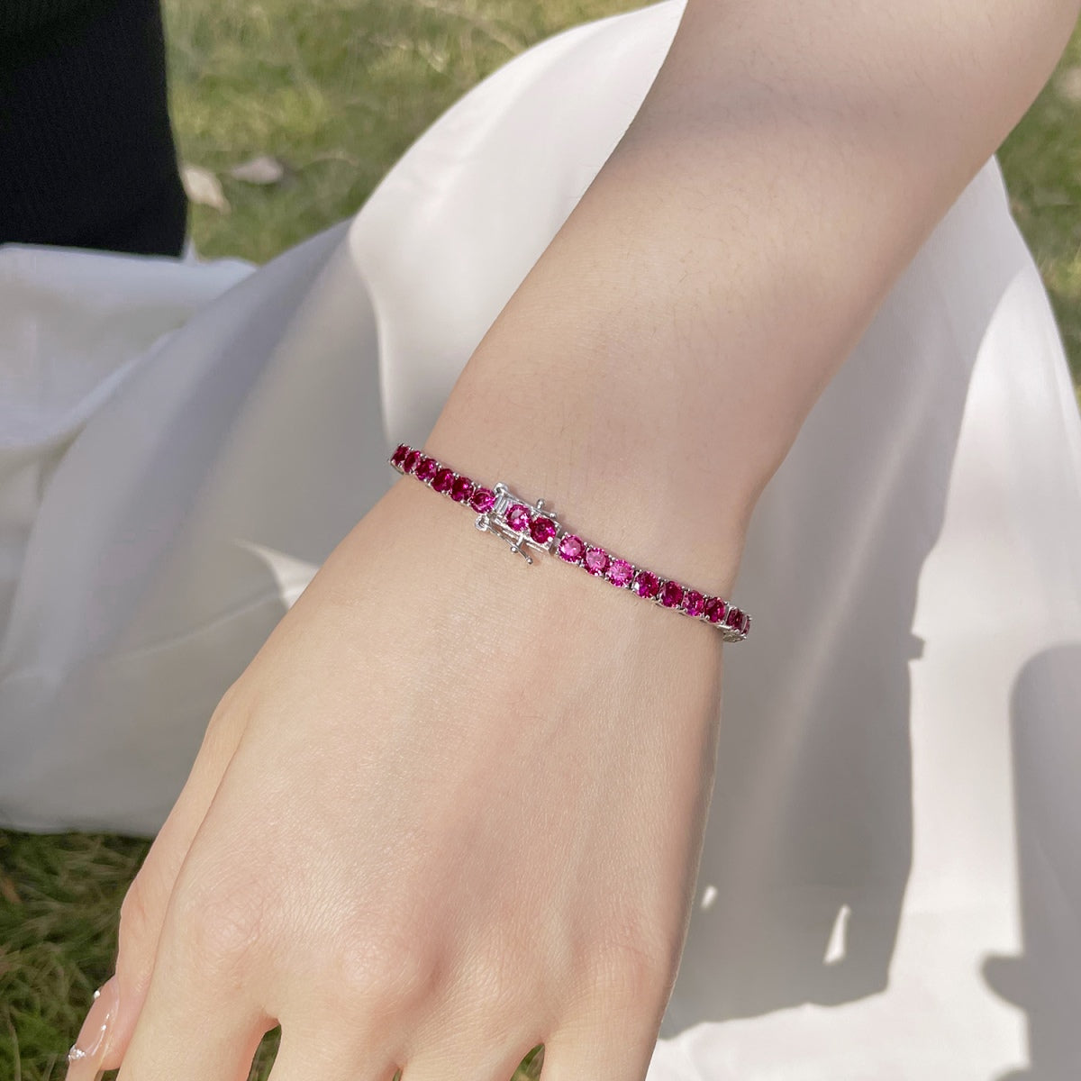 [Lora-Jewelry] Bracelet de fête rond coloré et éclatant