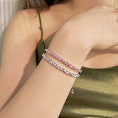 [Lora-Jewelry] Bracelet romantique éblouissant en forme de cœur pour amoureux