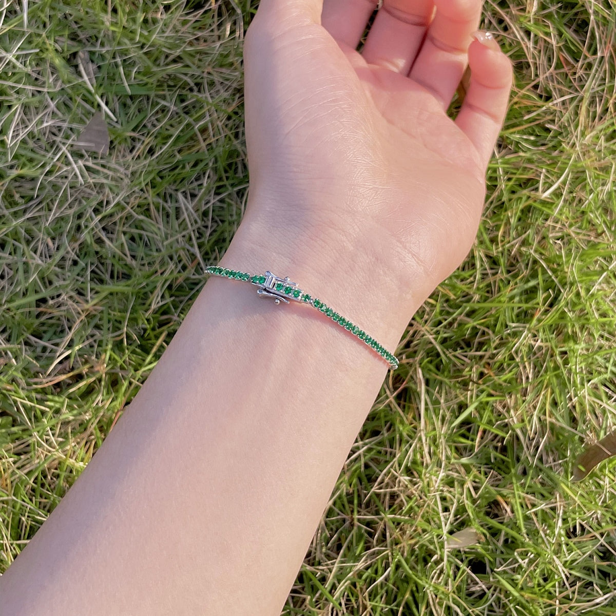 [Lora-Jewelry]Radiant Colorful Round Cut Party Bracelet