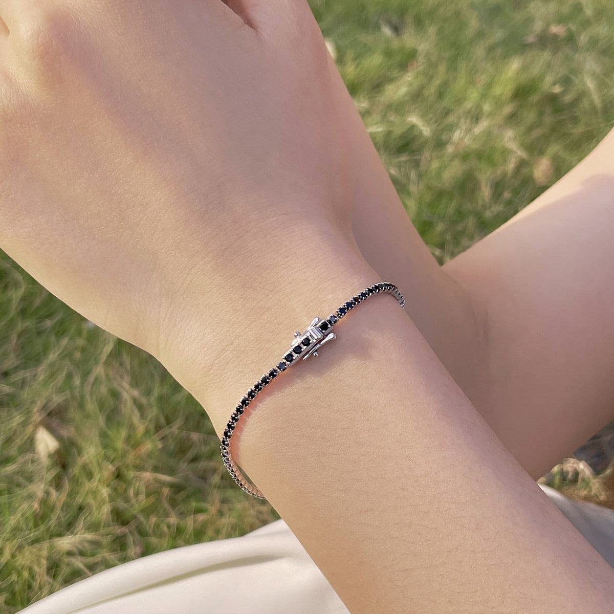 [Lora-Jewelry]Radiant Colorful Round Cut Party Bracelet