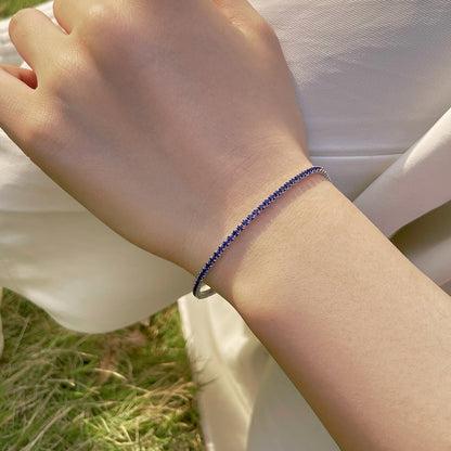 [Lora-Jewelry]Radiant Colorful Round Cut Party Bracelet