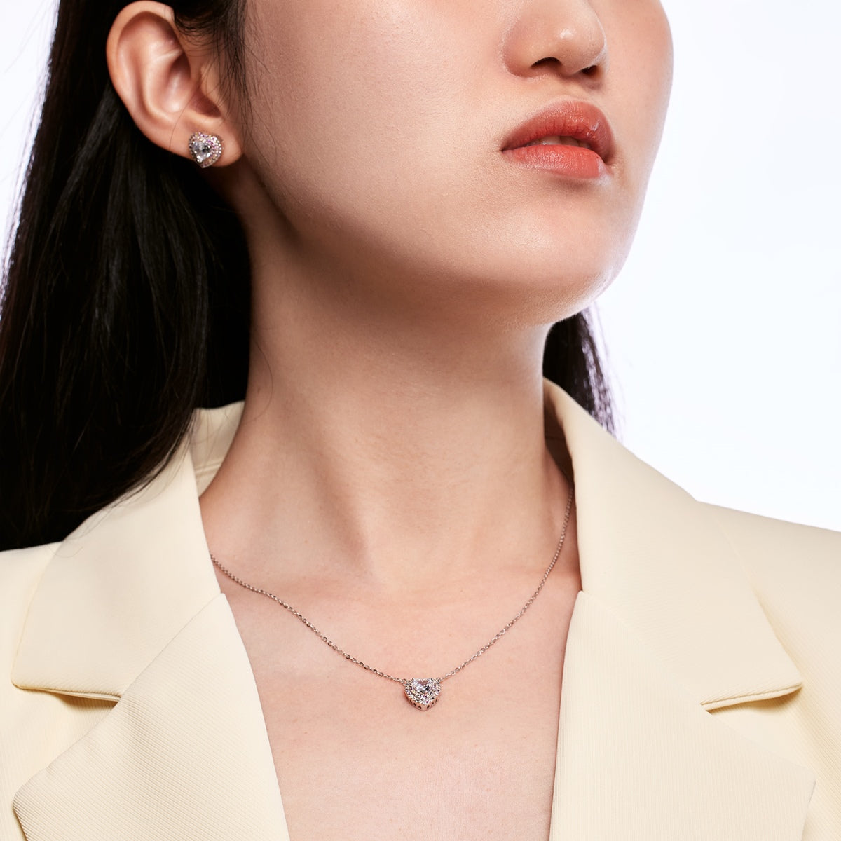 [Lora-Jewelry]Exquisite Heart Shape Necklace