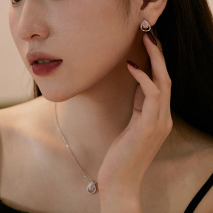 [Lora-Jewelry] Boucles d'oreilles scintillantes et délicates en forme de goutte d'eau