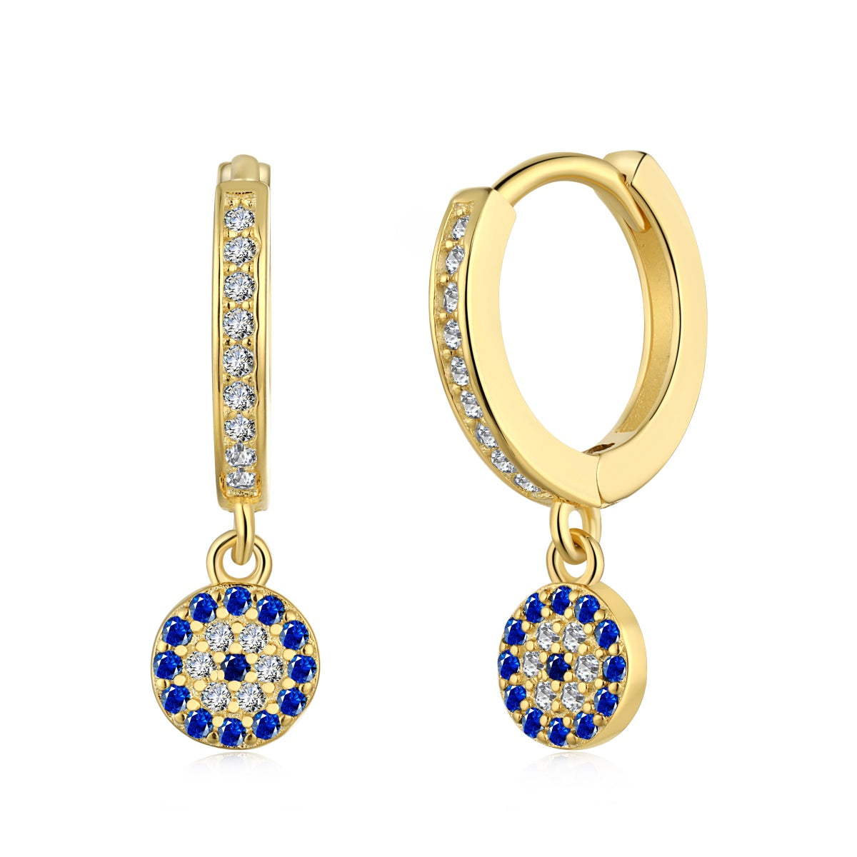 [Lora-Jewelry] Boucles d'oreilles uniques œil du diable