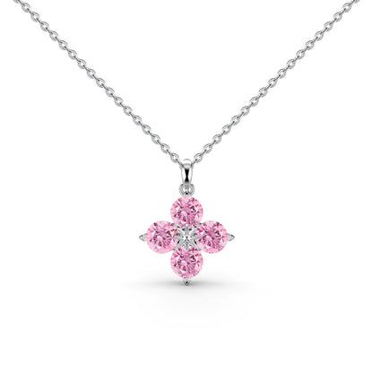 [Lora-Jewelry]四つ葉のクローバーと八芒星のネックレス