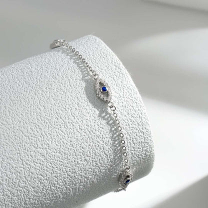 [Lora-Jewelry] Collier pendentif en forme de mauvais œil