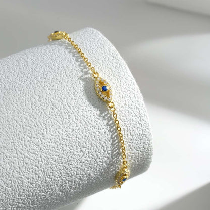 [Lora-Jewelry] Collier pendentif en forme de mauvais œil