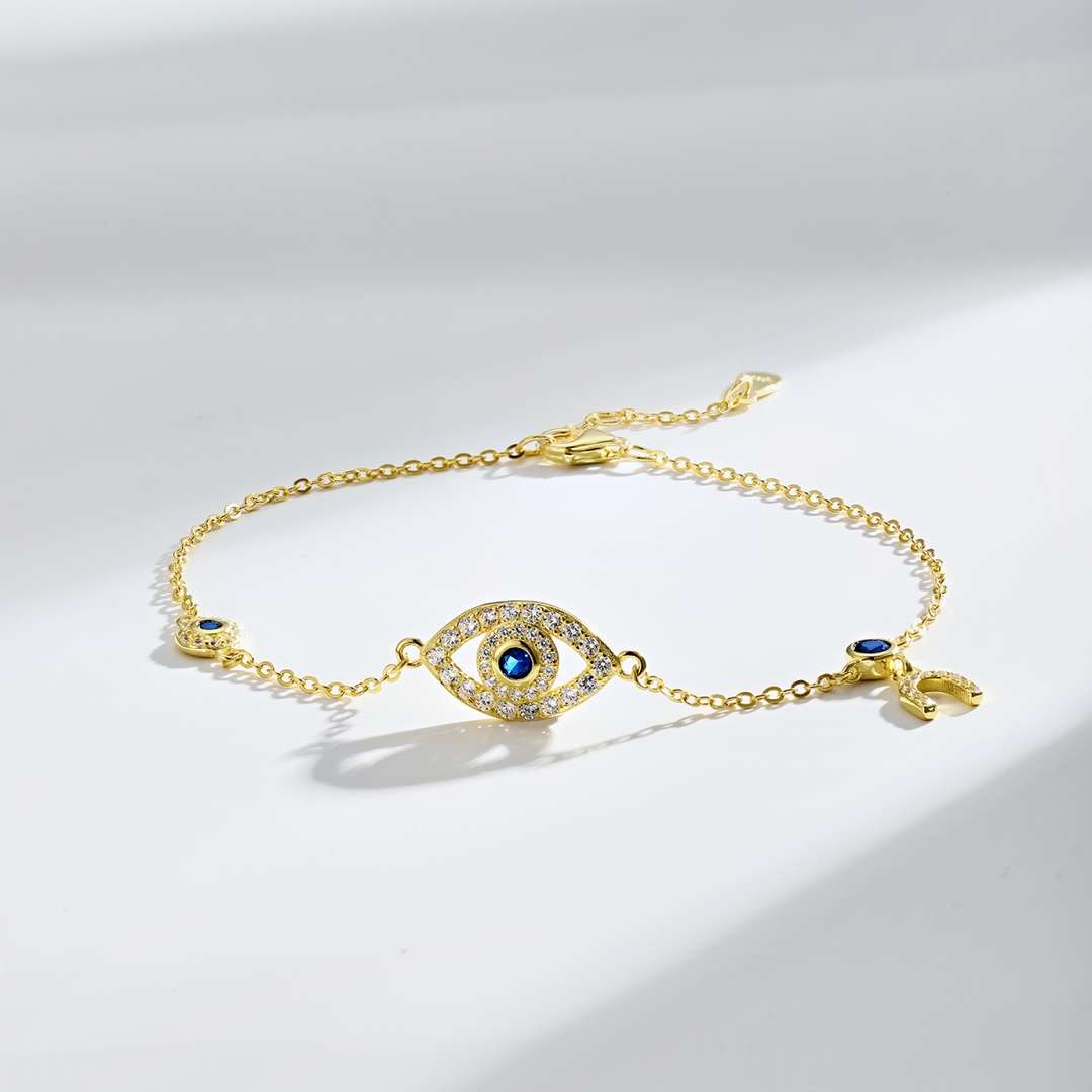 [Lora-Jewelry] Collier délicat en forme d'œil