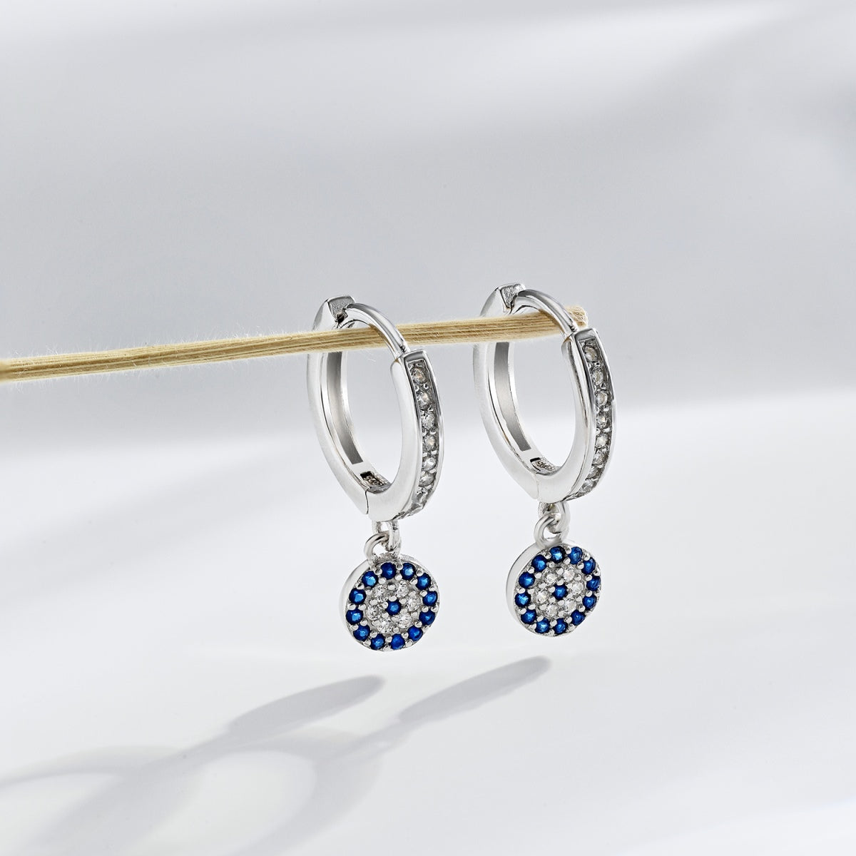 [Lora-Jewelry] Boucles d'oreilles uniques œil du diable