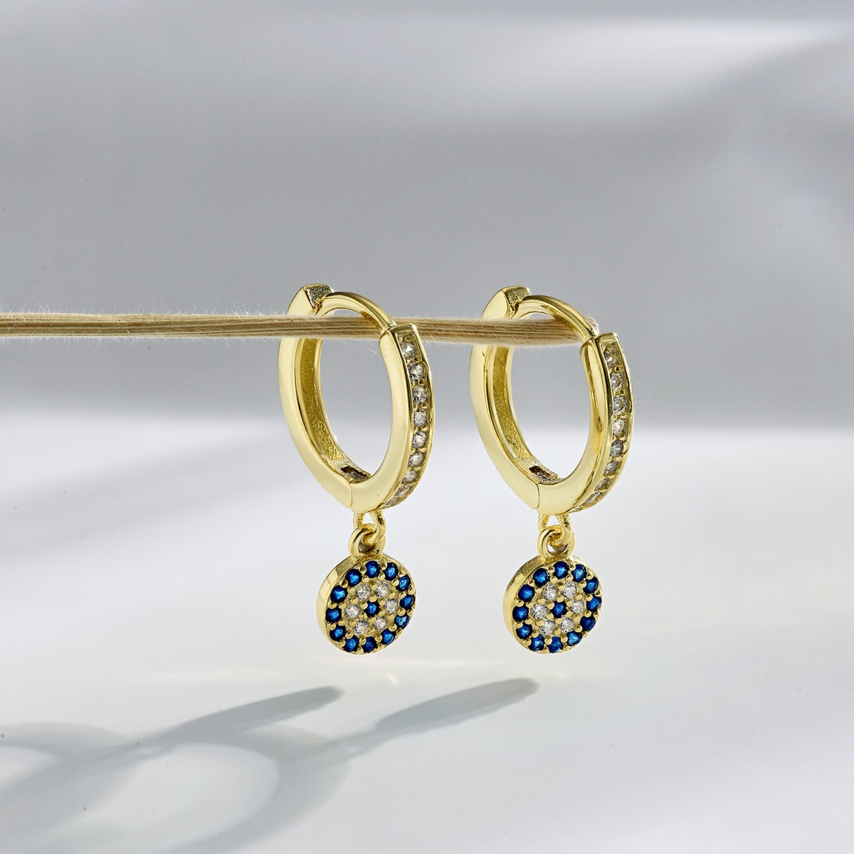 [Lora-Jewelry] Boucles d'oreilles uniques œil du diable