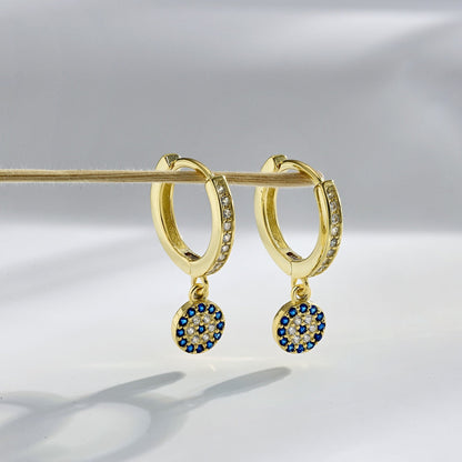 [Lora-Jewelry] Boucles d'oreilles uniques œil du diable