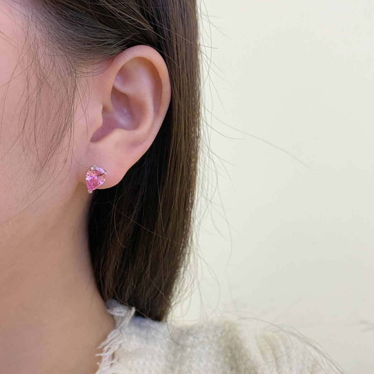 [Lora-Jewelry] Boucles d'oreilles ornées en forme de goutte d'eau