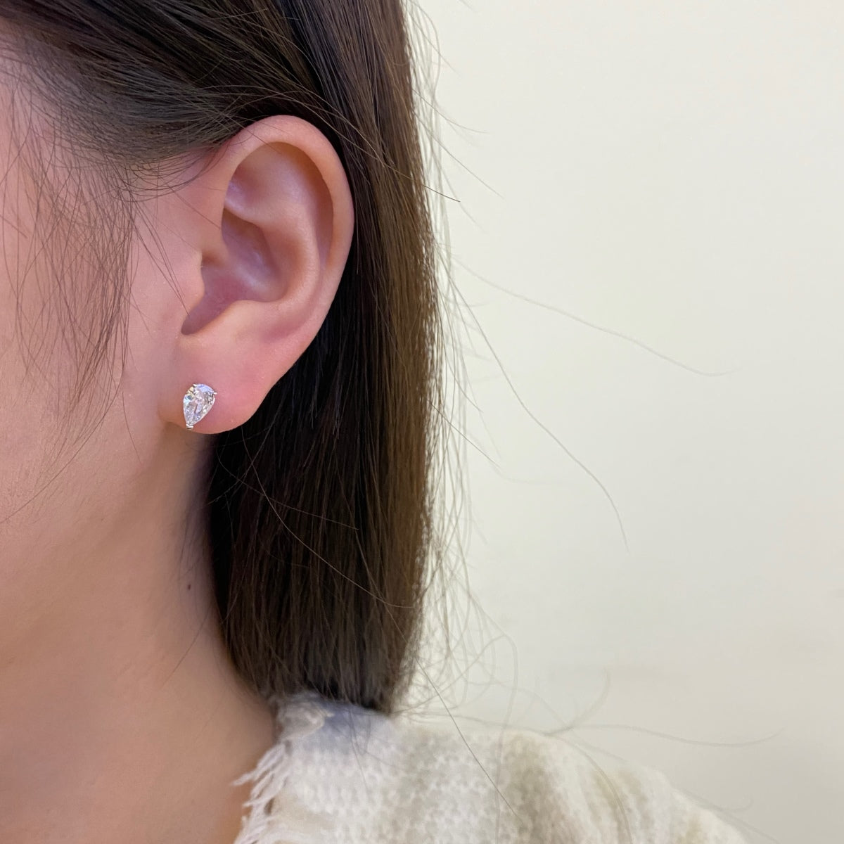 [Lora-Jewelry] Boucles d'oreilles ornées en forme de goutte d'eau