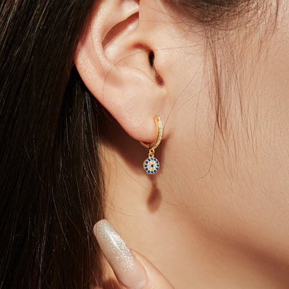 [Lora-Jewelry] Boucles d'oreilles uniques œil du diable