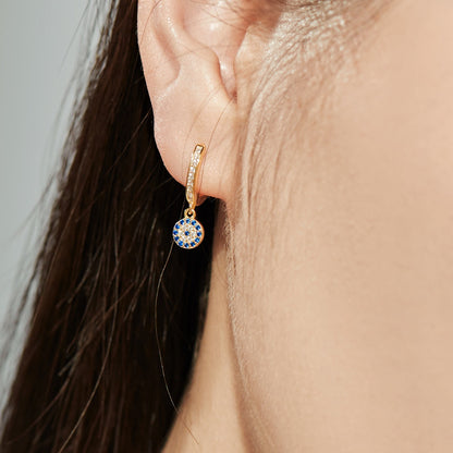 [Lora-Jewelry] Boucles d'oreilles uniques œil du diable