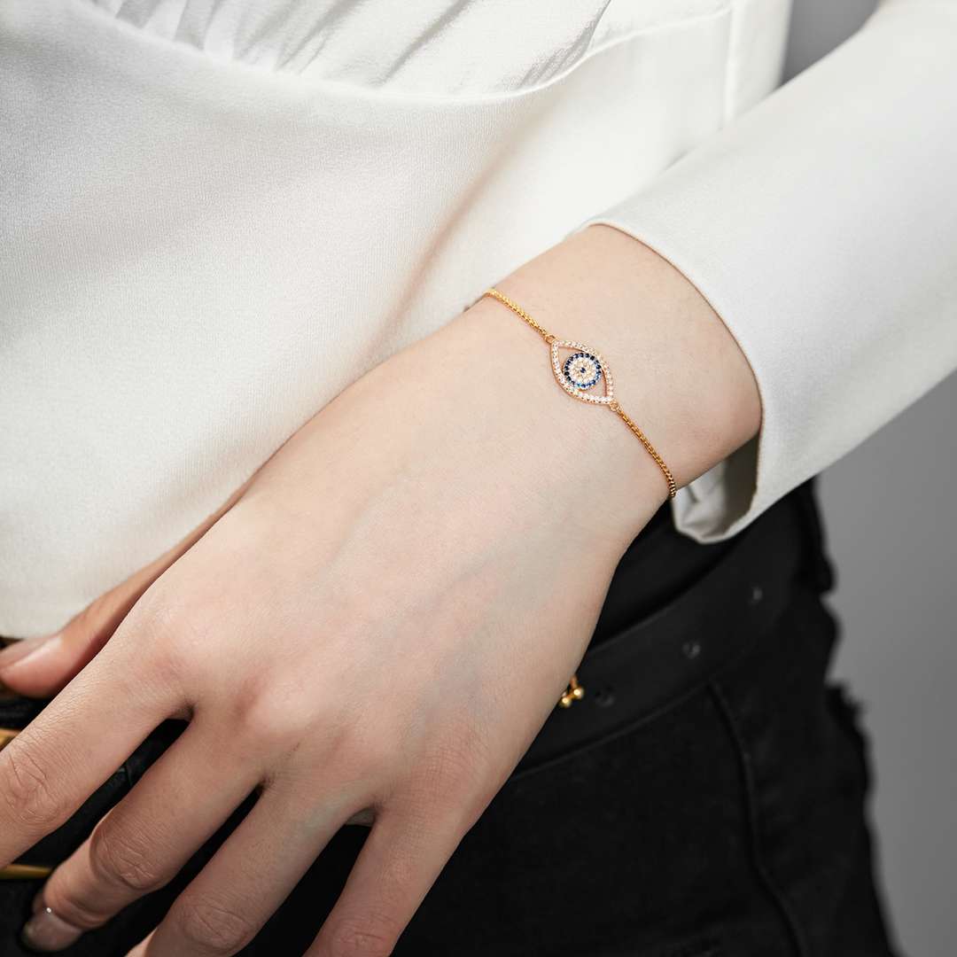 [Lora-Jewelry] Collier en forme d'œil éblouissant