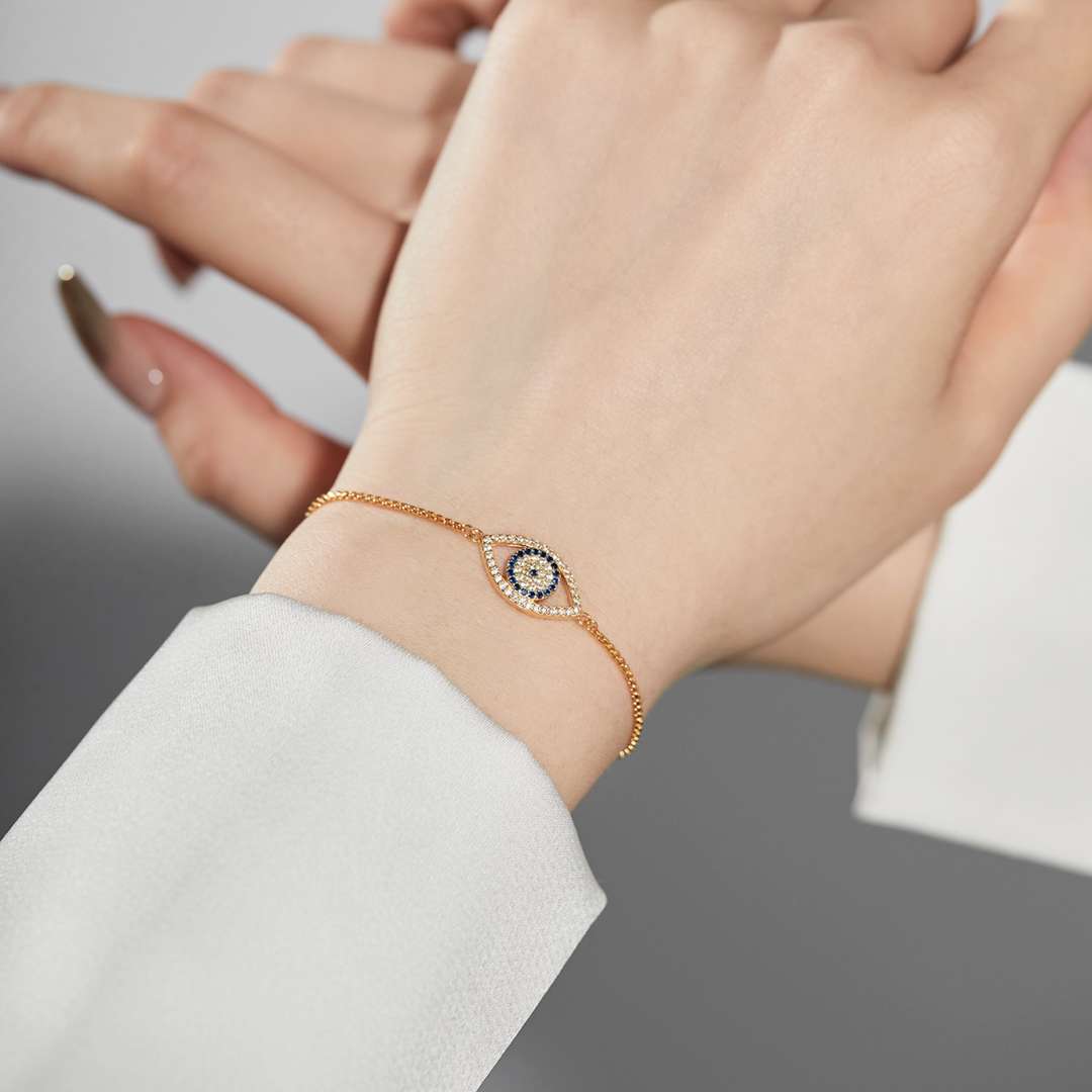 [Lora-Jewelry] Collier en forme d'œil éblouissant