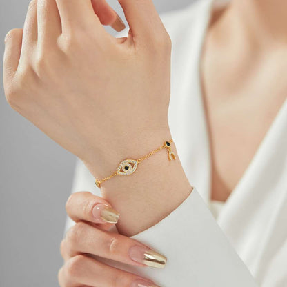 [Lora-Jewelry] Collier délicat en forme d'œil
