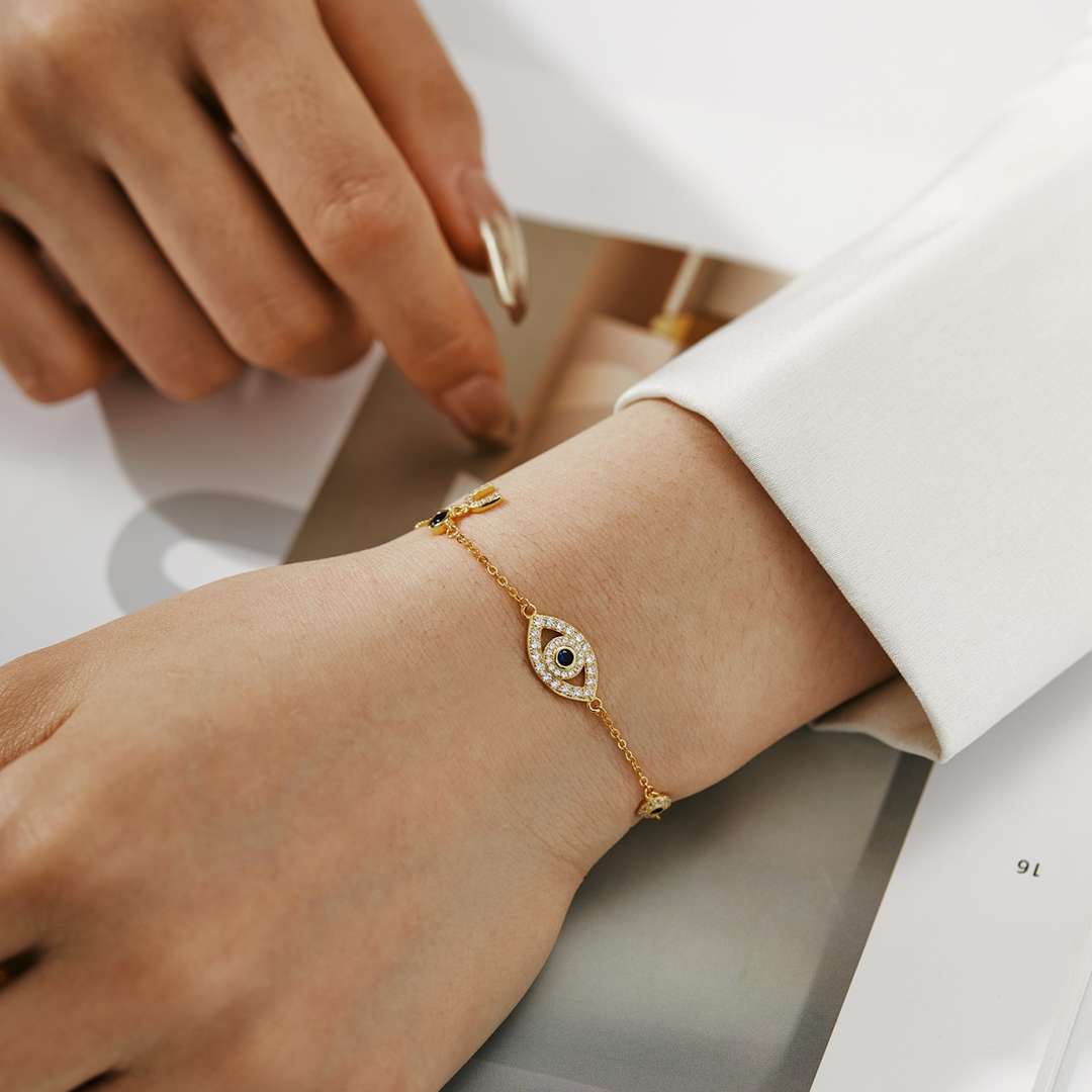 [Lora-Jewelry] Collier délicat en forme d'œil