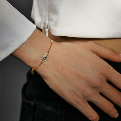 [Lora-Jewelry] Collier délicat en forme d'œil