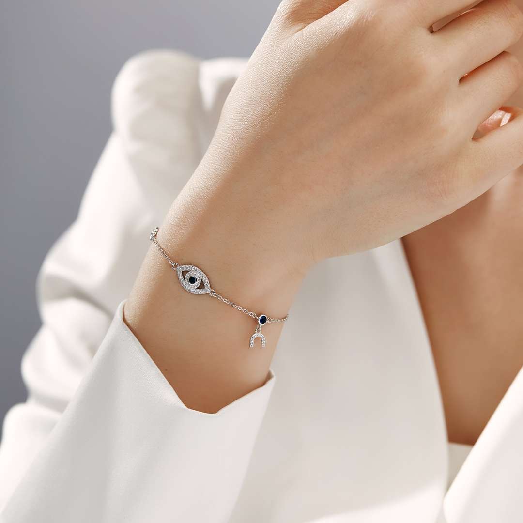 [Lora-Jewelry] Collier délicat en forme d'œil