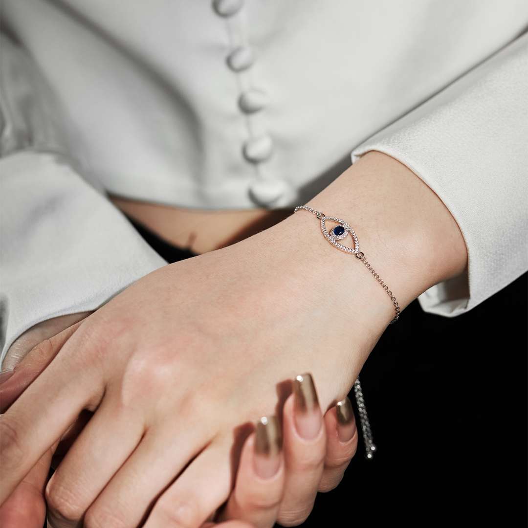 [Lora-Jewelry] Bracelet creux œil du diable