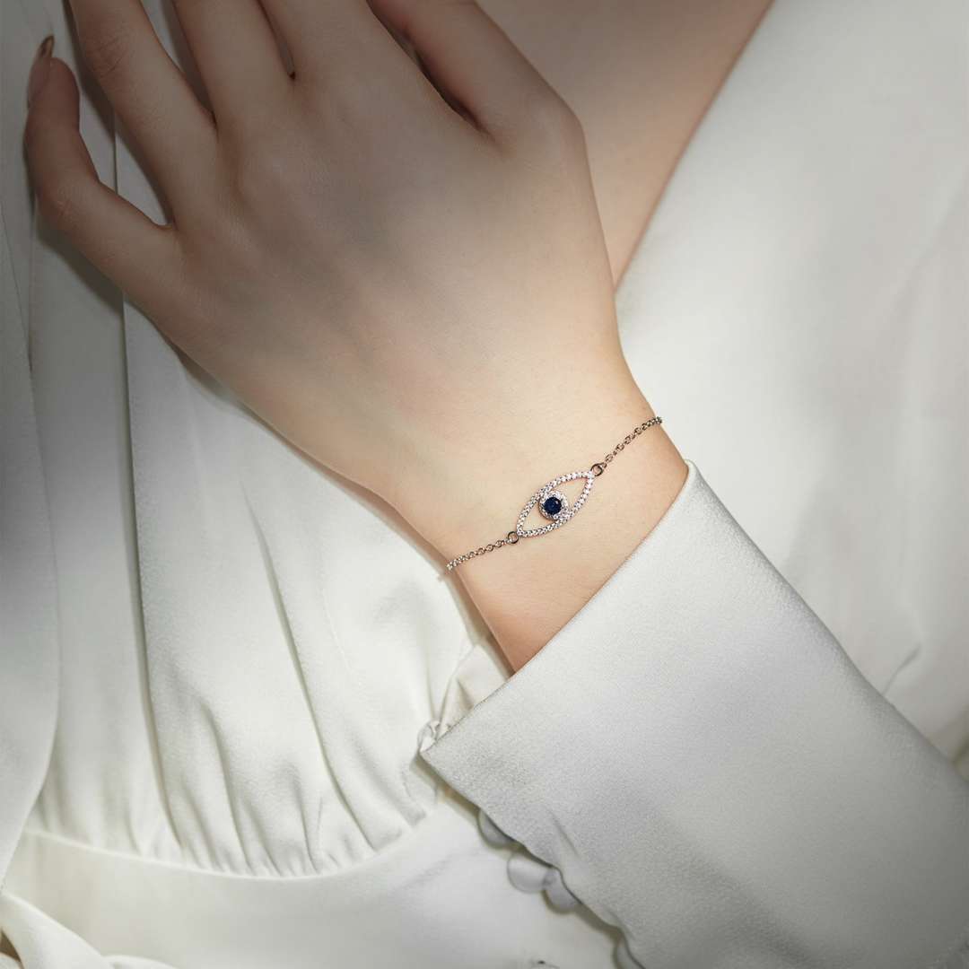 [Lora-Jewelry] Bracelet creux œil du diable