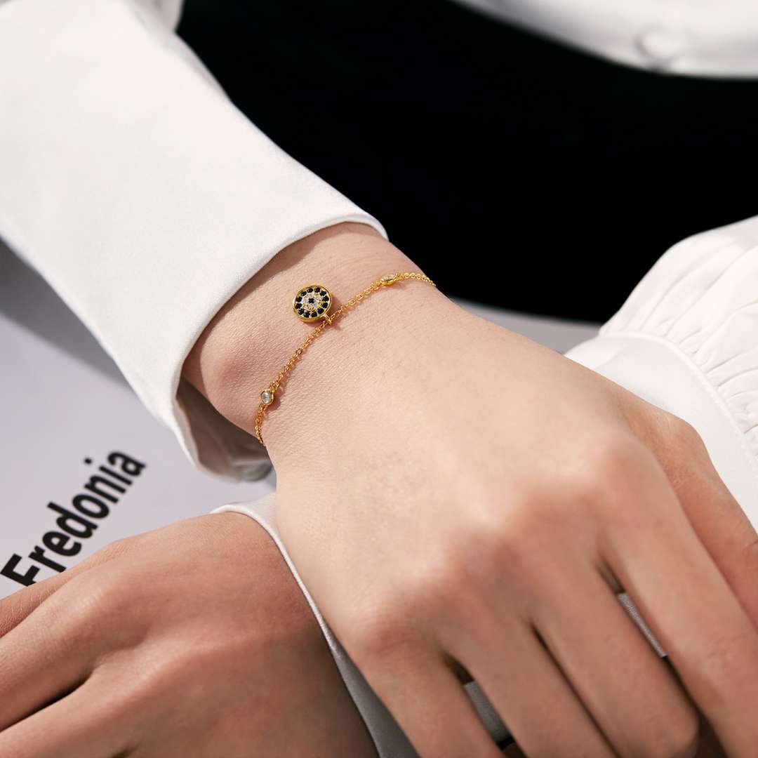 [Lora-Jewelry] Bracelet rond œil du diable