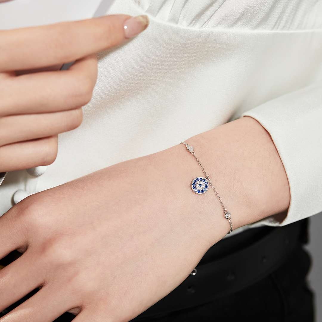 [Lora-Jewelry] Bracelet rond œil du diable