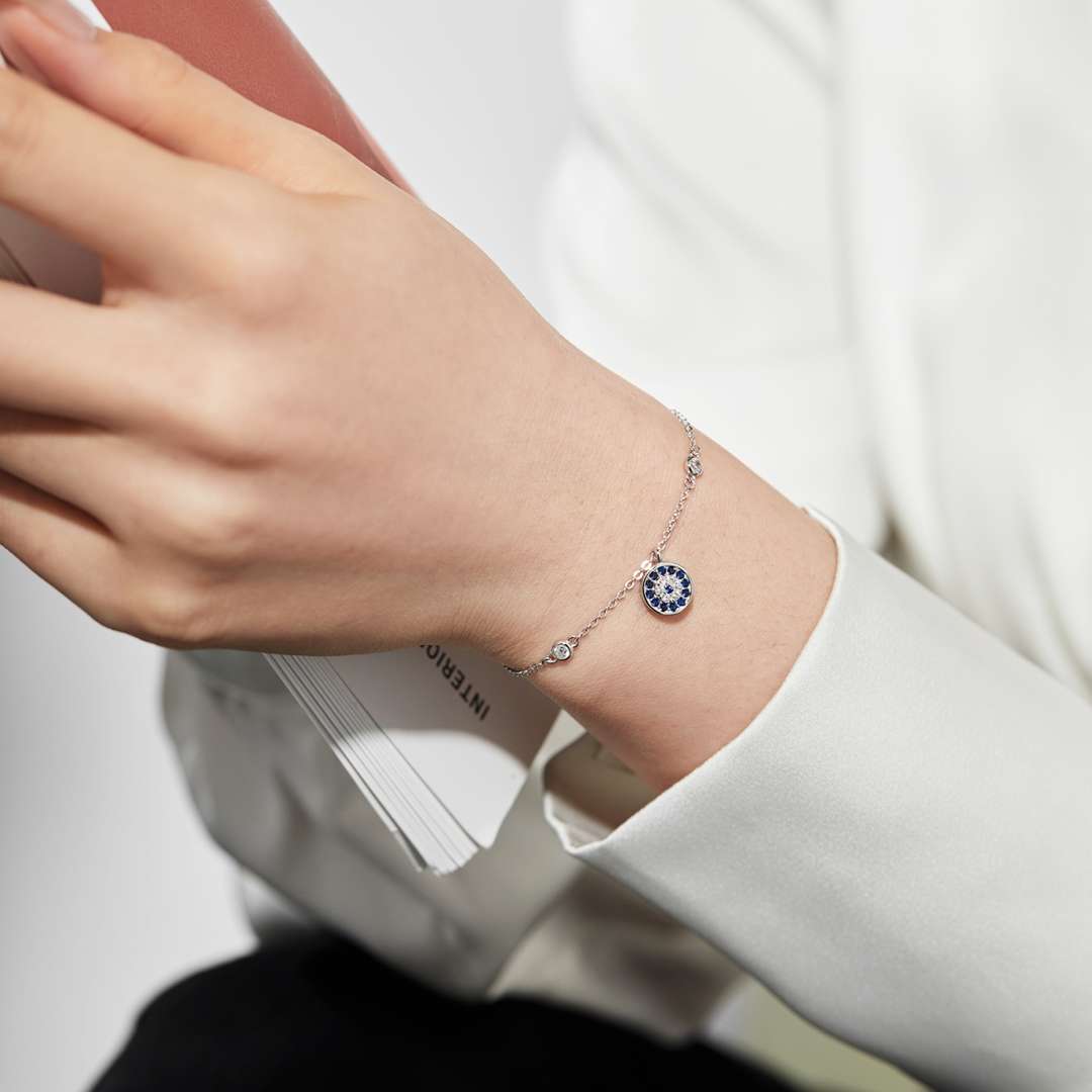 [Lora-Jewelry] Bracelet rond œil du diable