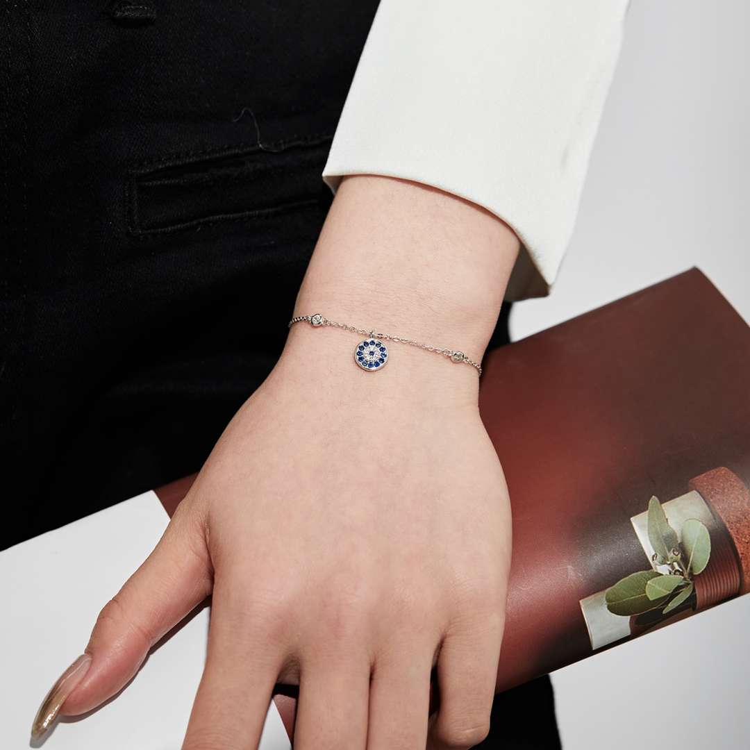 [Lora-Jewelry] Bracelet rond œil du diable