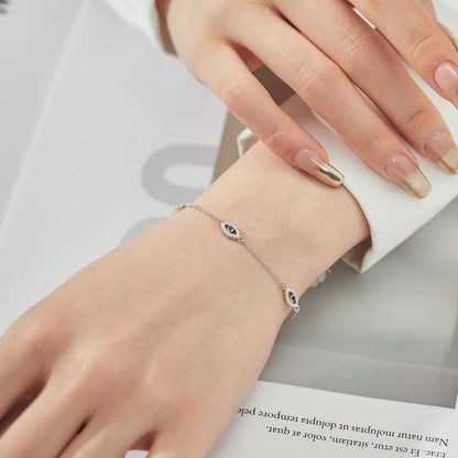 [Lora-Jewelry] Collier pendentif en forme de mauvais œil