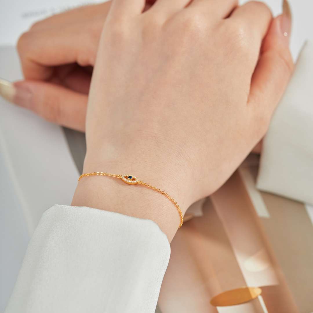 [Lora-Jewelry] Collier en forme de mauvais œil