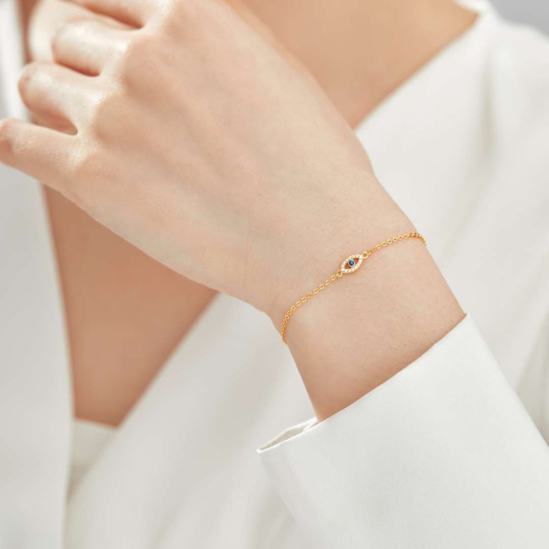 [Lora-Jewelry] Collier en forme de mauvais œil