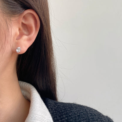 [Lora-Jewelry] Boucles d'oreilles ovales classiques, dignes et élégantes