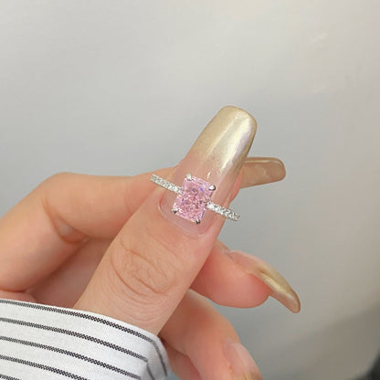 [Lora-Jewelry] Bague de fête scintillante et éclatante de 2,0 carats